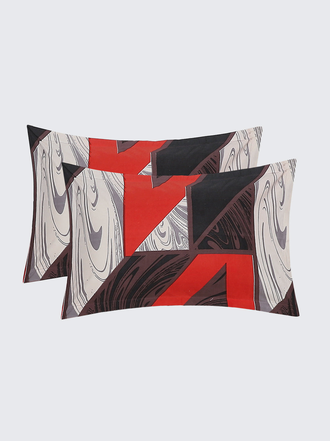 125 GSM Polyester Double Bed Bedsheet with 2 Pillow Covers