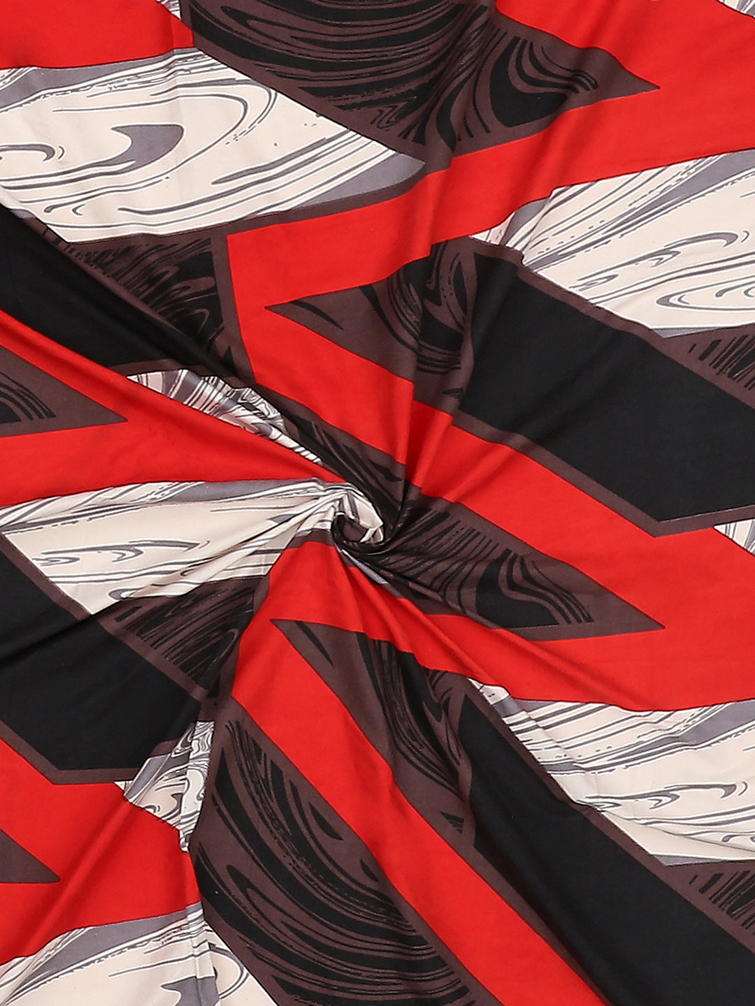 125 GSM Polyester Double Bed Bedsheet with 2 Pillow Covers