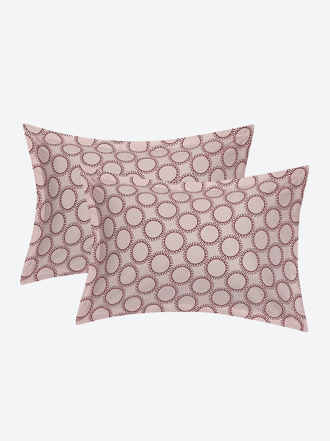 MOCA by Monte Carlo 144 TC Cotton King Bedsheet with 2 Pillow Covers