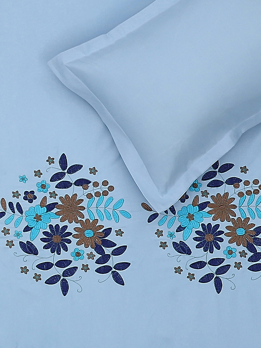 115 GSM Polyester Double Bed Bedsheet with 2 Pillow Covers - Updated - Updated