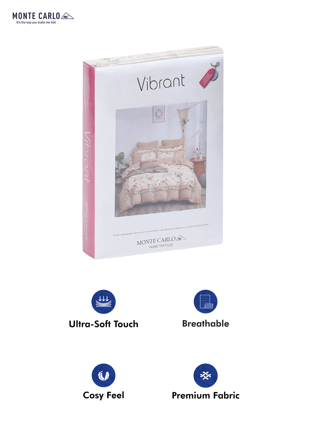 130 GSM Polyester Double Bed Bedsheet with 2 Pillow Covers