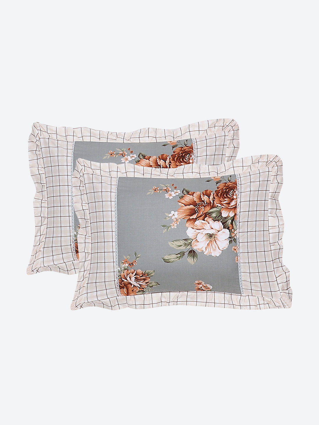 130 GSM Polyester Double Bed Bedsheet with 2 Pillow Covers