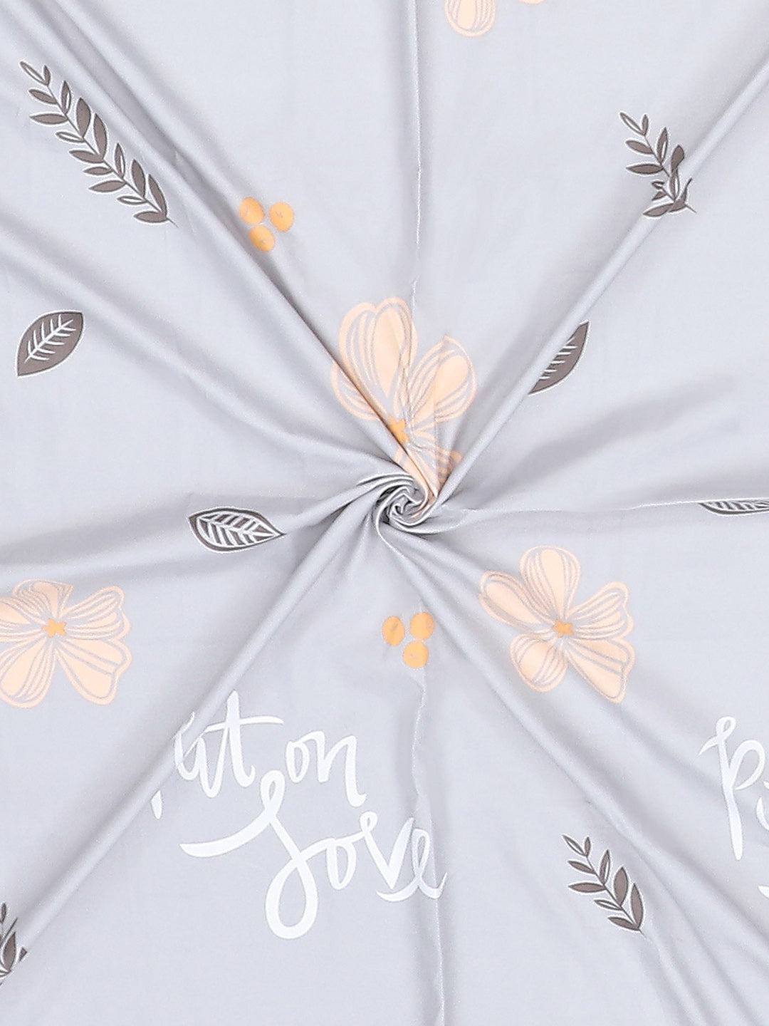 130 GSM Polyester Double Bed Bedsheet with 2 Pillow Covers