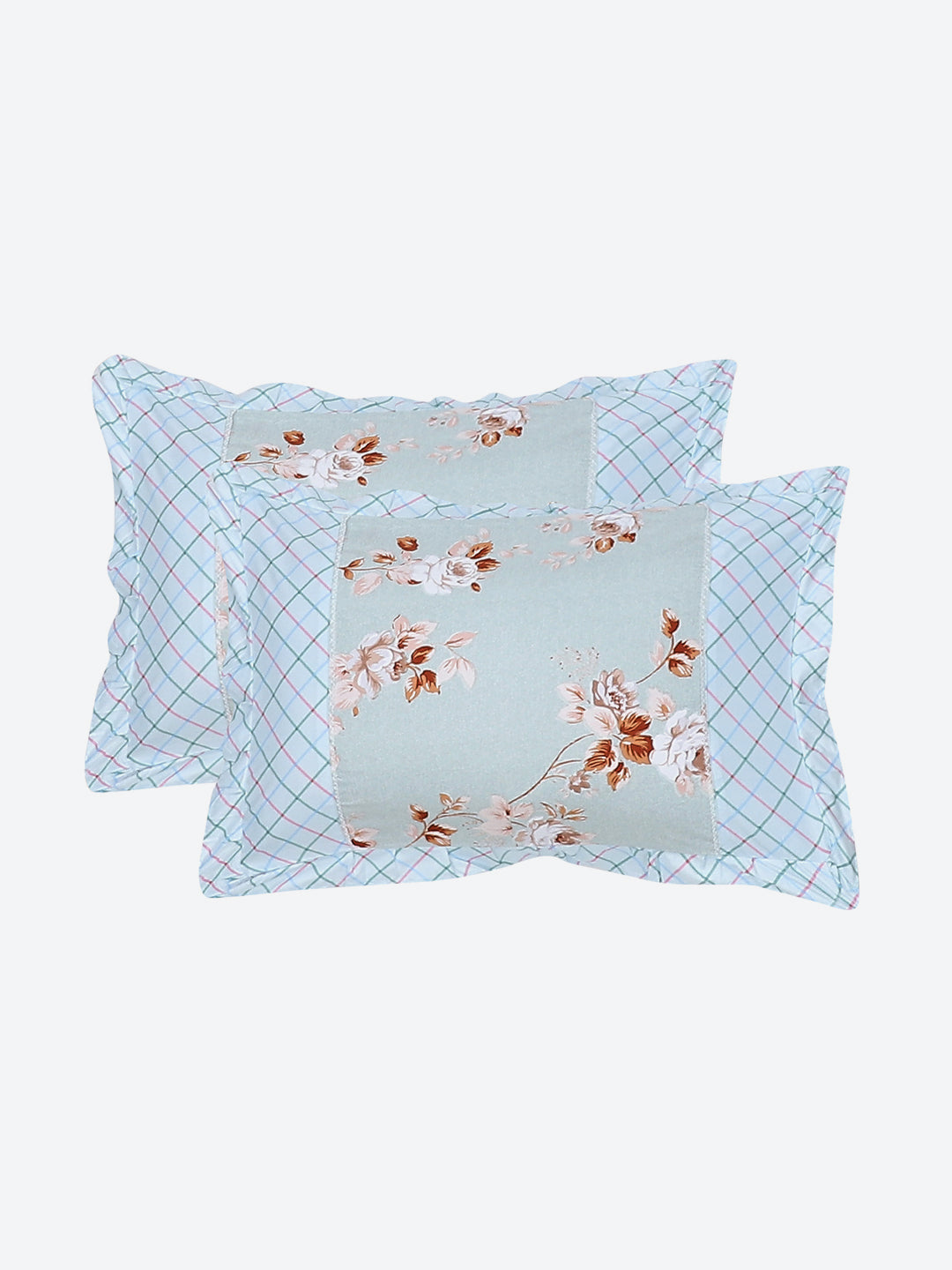 130 GSM Polyester Double Bed Bedsheet with 2 Pillow Covers