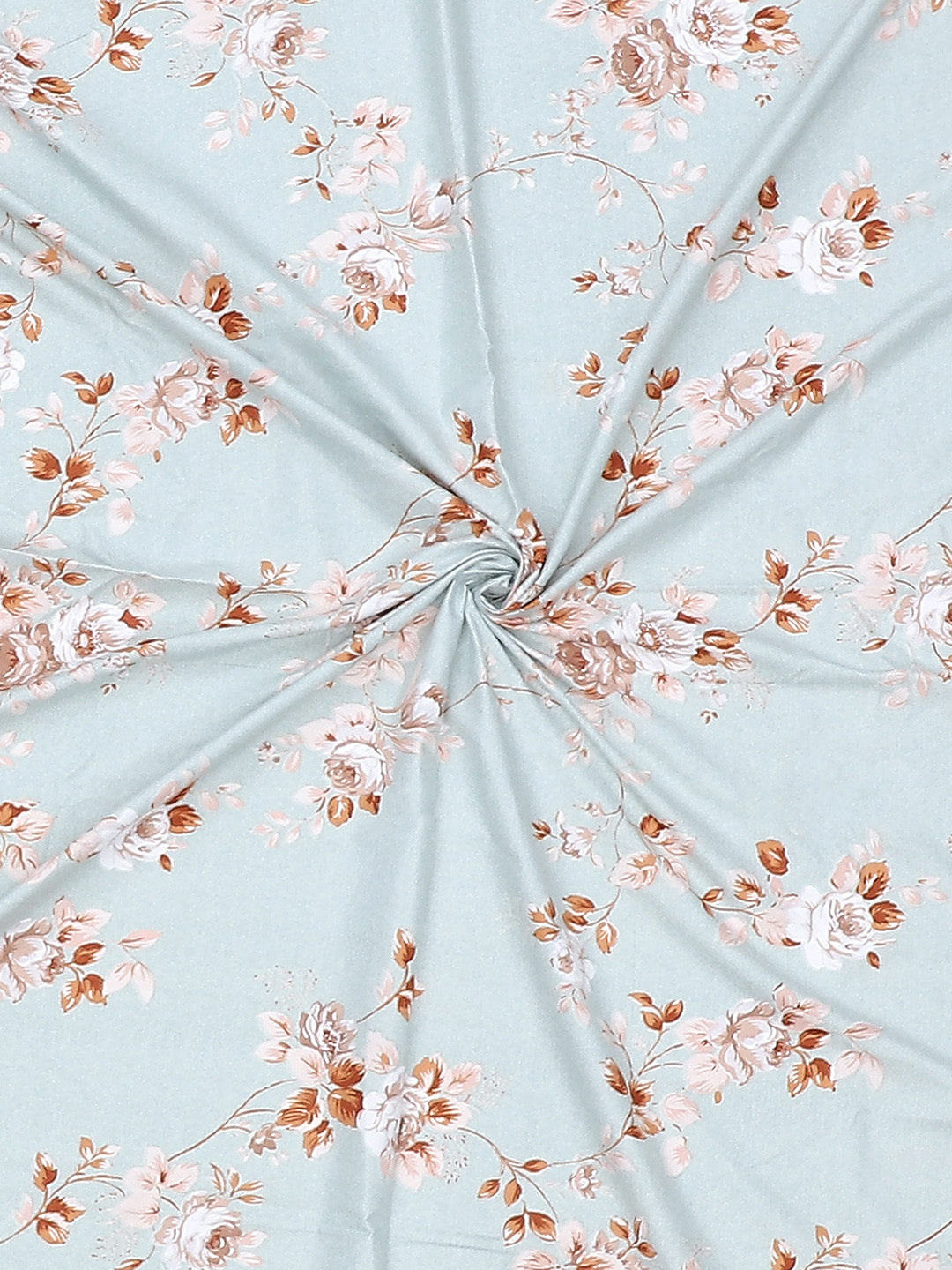 130 GSM Polyester Double Bed Bedsheet with 2 Pillow Covers