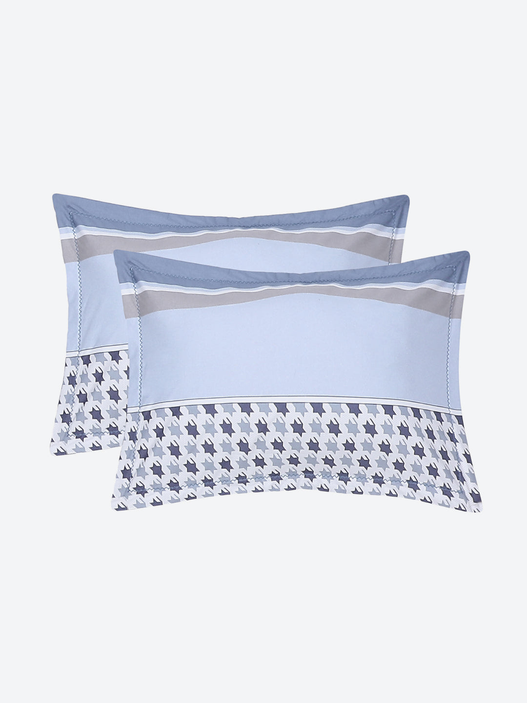 140 GSM Polyester Double Bed Bedsheet with 2 Pillow Covers