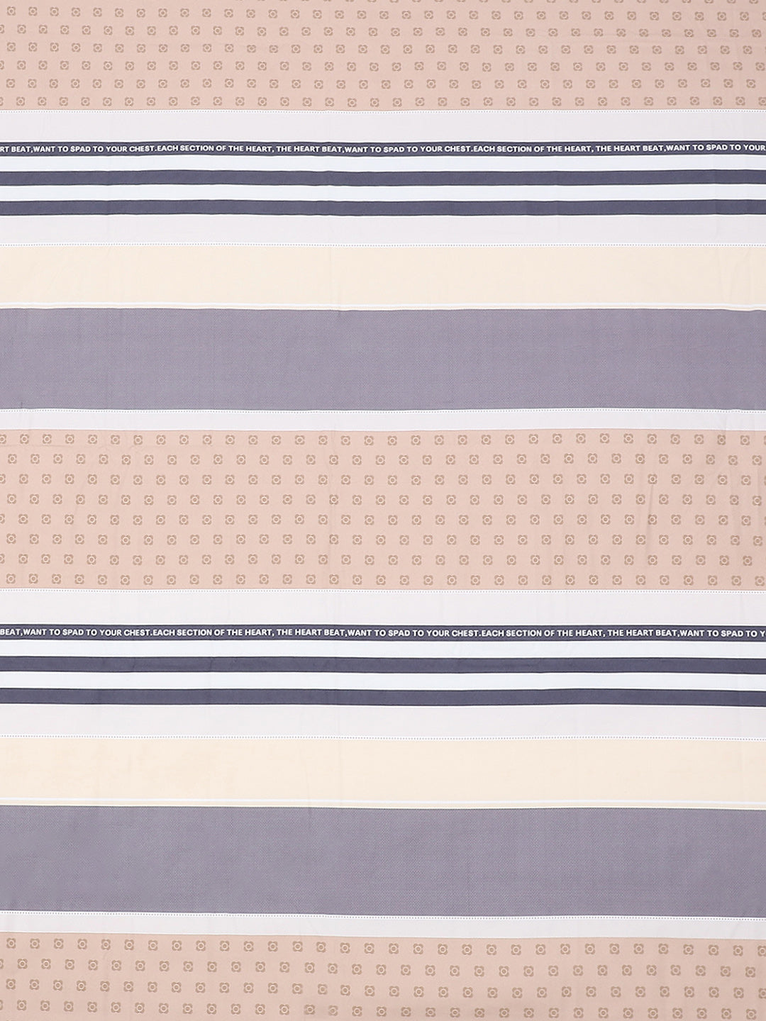 140 GSM Polyester Double Bed Bedsheet with 2 Pillow Covers