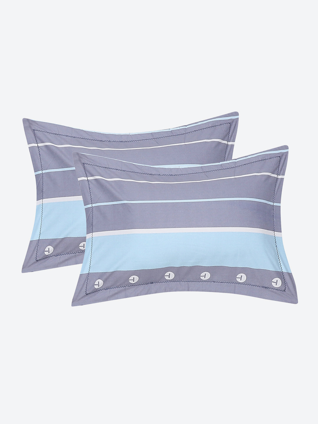 140 GSM Polyester Double Bed Bedsheet with 2 Pillow Covers