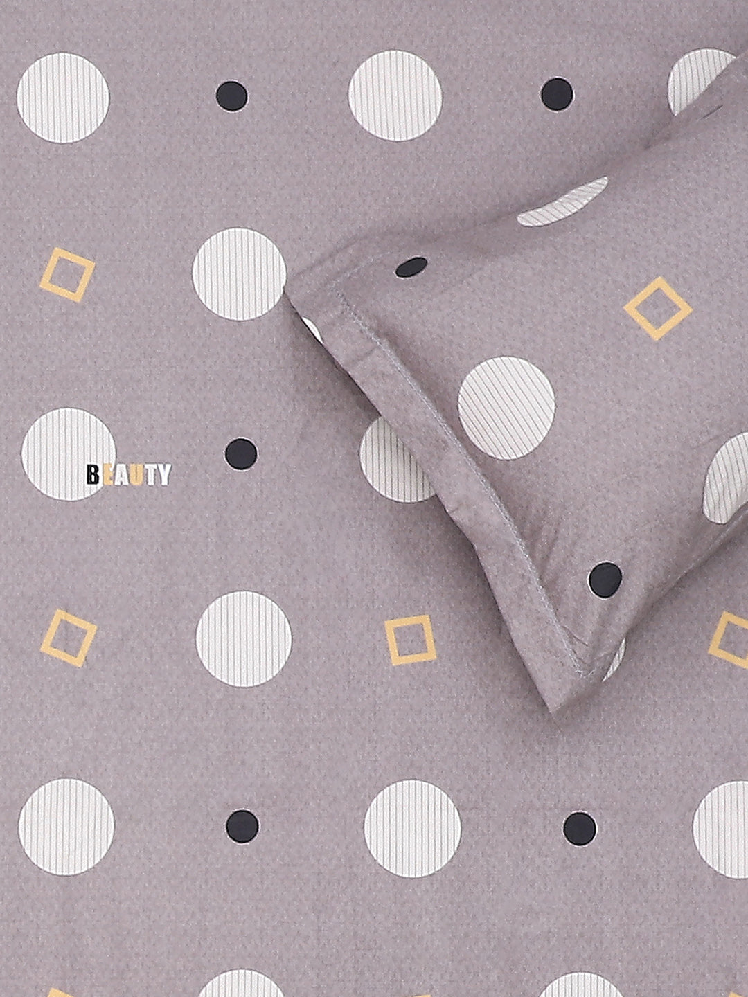 140 GSM Polyester Double Bed Bedsheet with 2 Pillow Covers