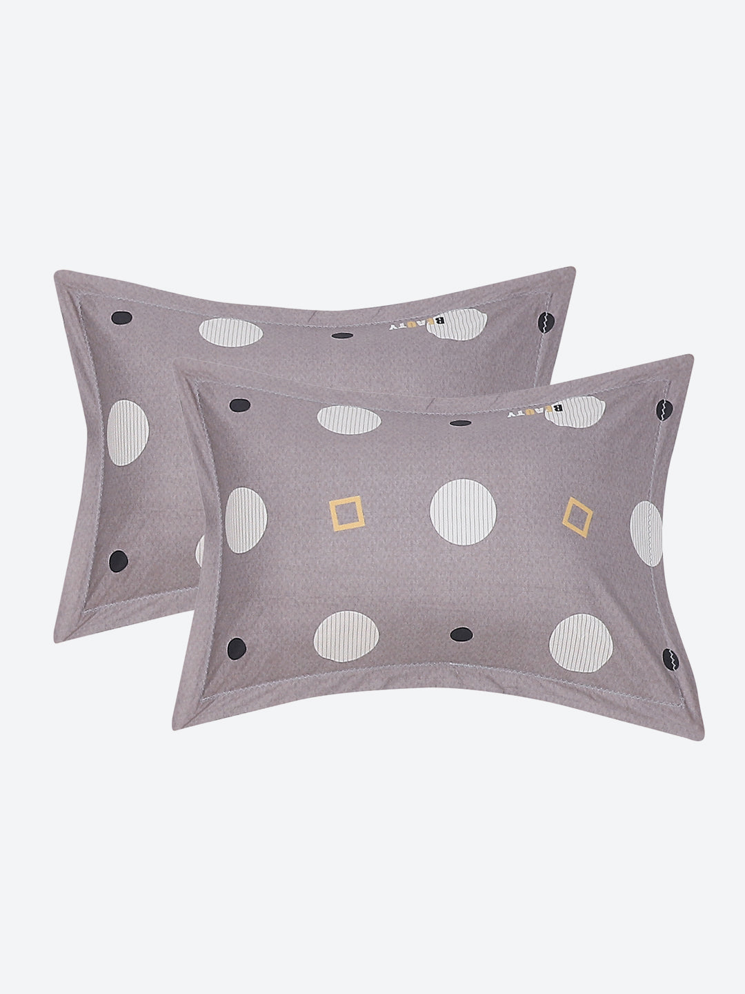 140 GSM Polyester Double Bed Bedsheet with 2 Pillow Covers