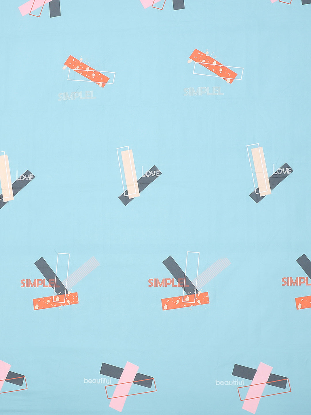 140 GSM Polyester Double Bed Bedsheet with 2 Pillow Covers