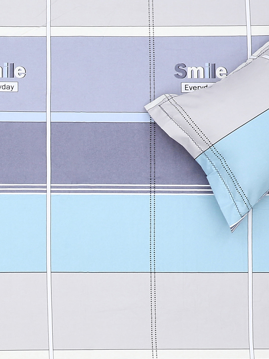 140 GSM Polyester Double Bed Bedsheet with 2 Pillow Covers