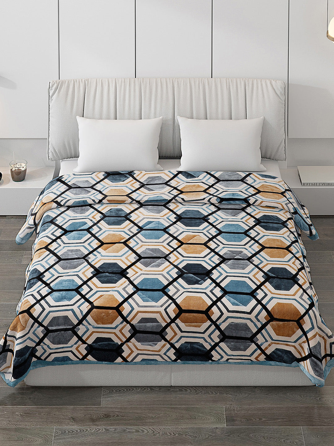 Printed 100% Polyester Double Bed Comforter for Winter