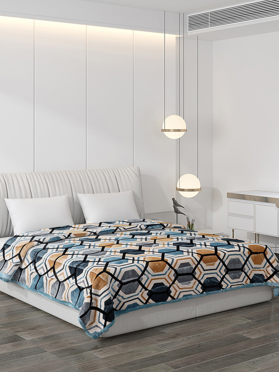 Printed 100% Polyester Double Bed Comforter for Winter