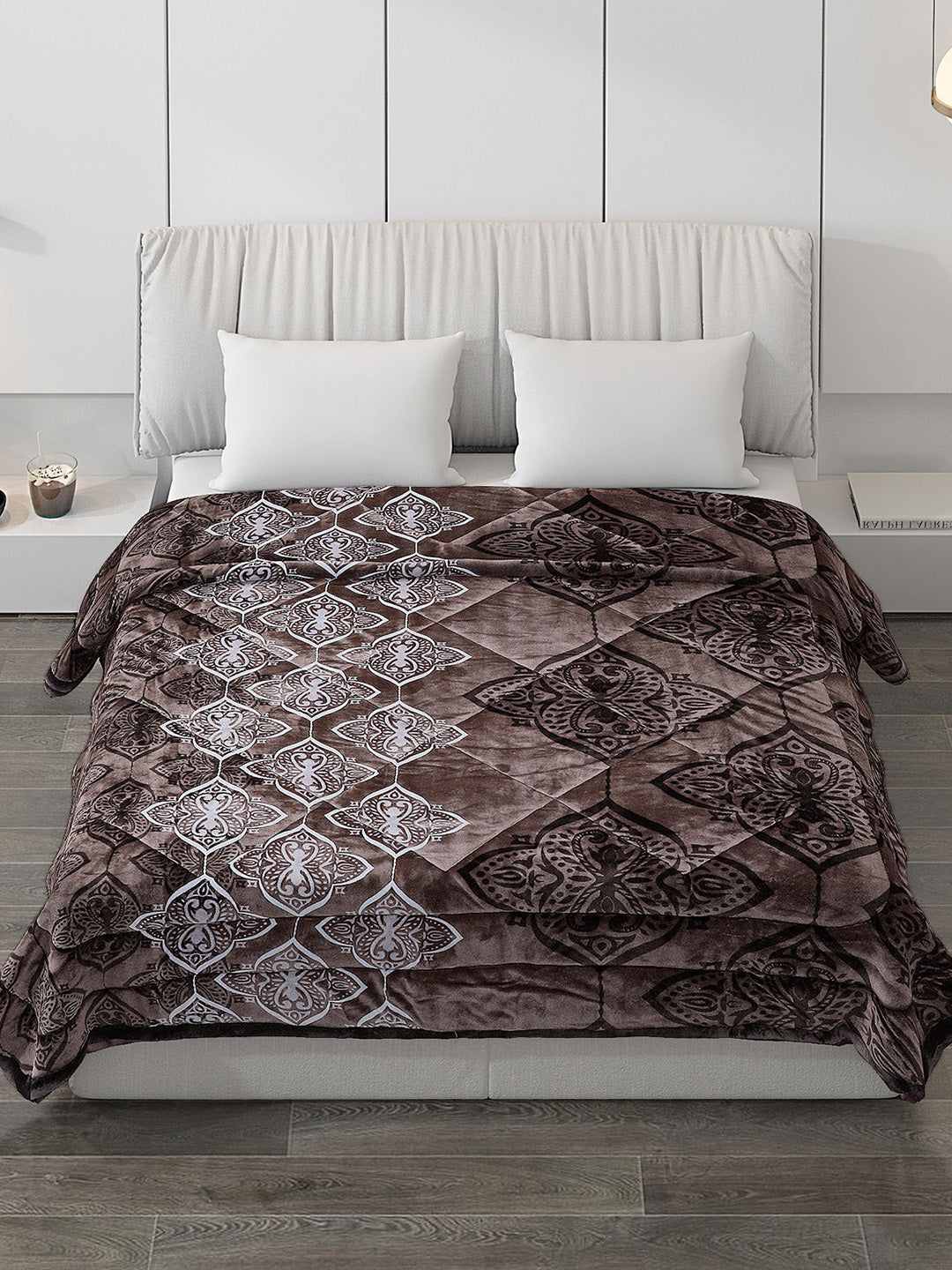 Printed 100% Polyester Double Bed Comforter for Winter