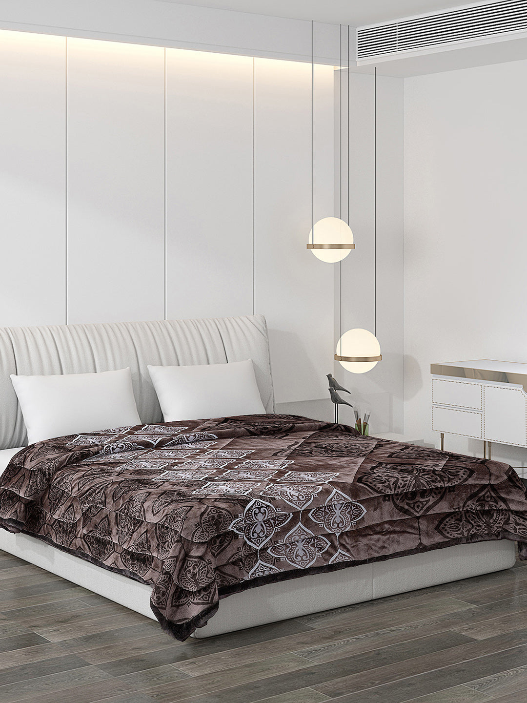 Printed 100% Polyester Double Bed Comforter for Winter