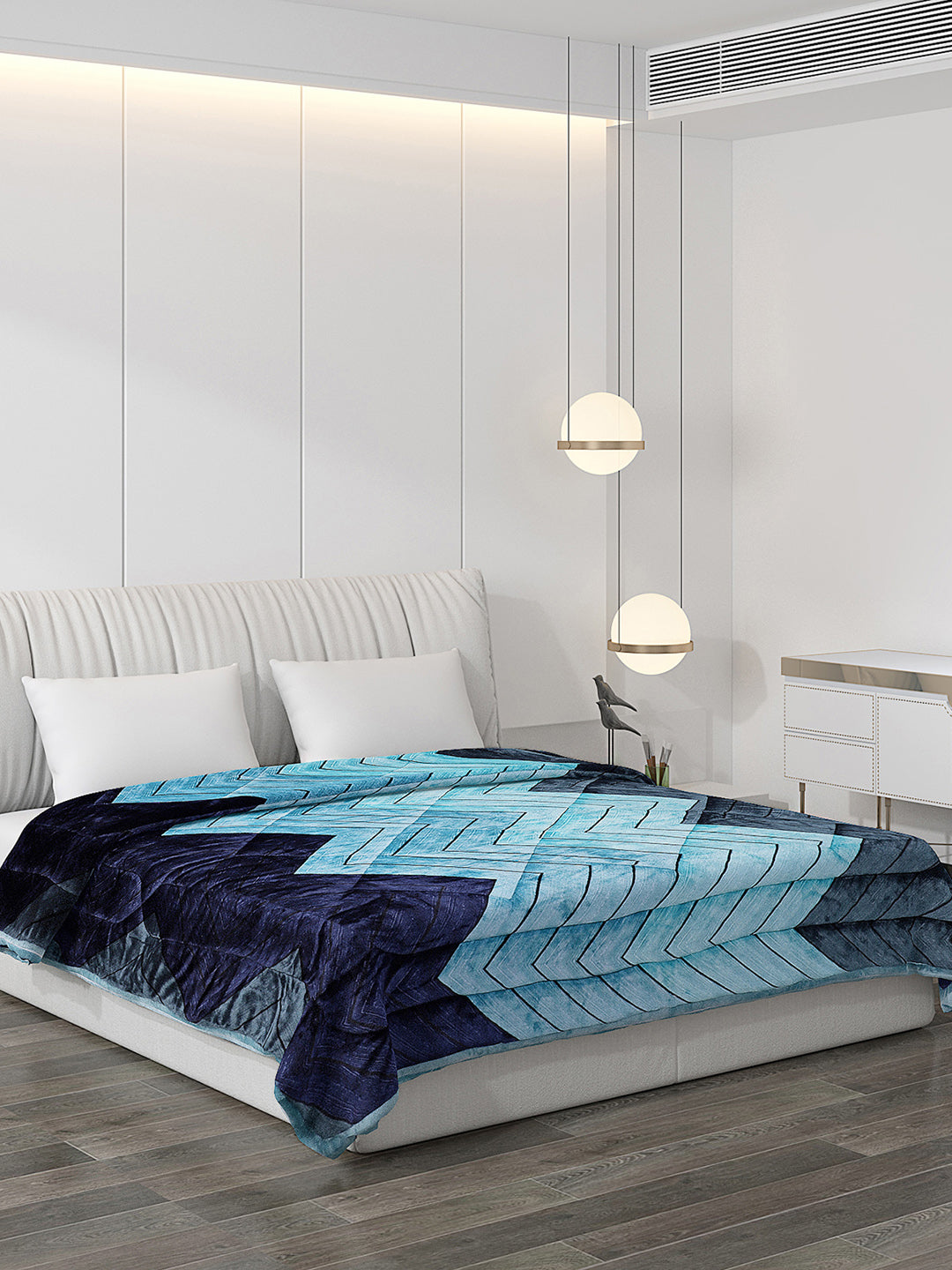Printed 100% Polyester Double Bed Comforter for Winter