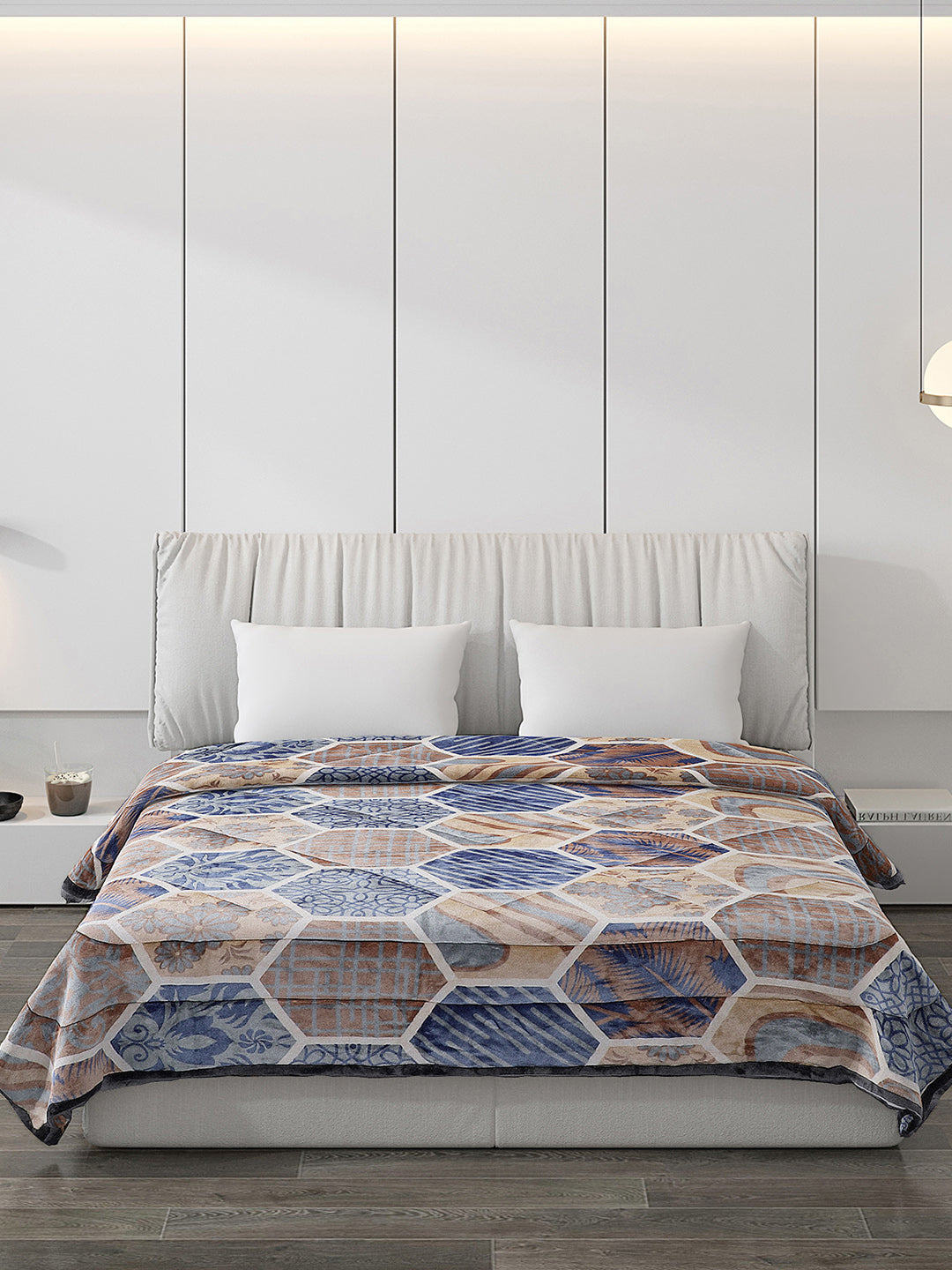 Printed 100% Polyester Double Bed Comforter for Winter