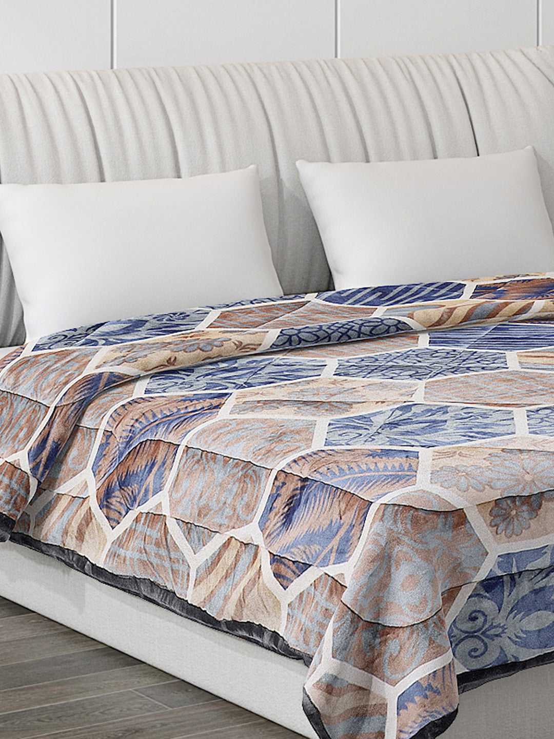 Printed 100% Polyester Double Bed Comforter for Winter