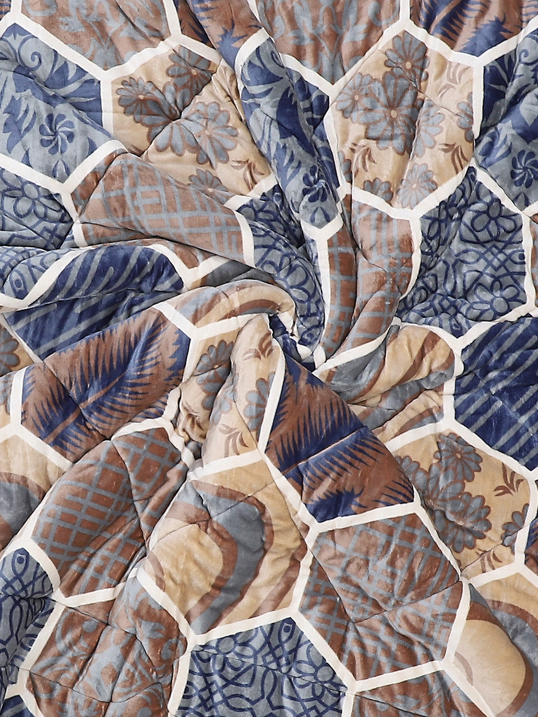 Printed 100% Polyester Double Bed Comforter for Winter