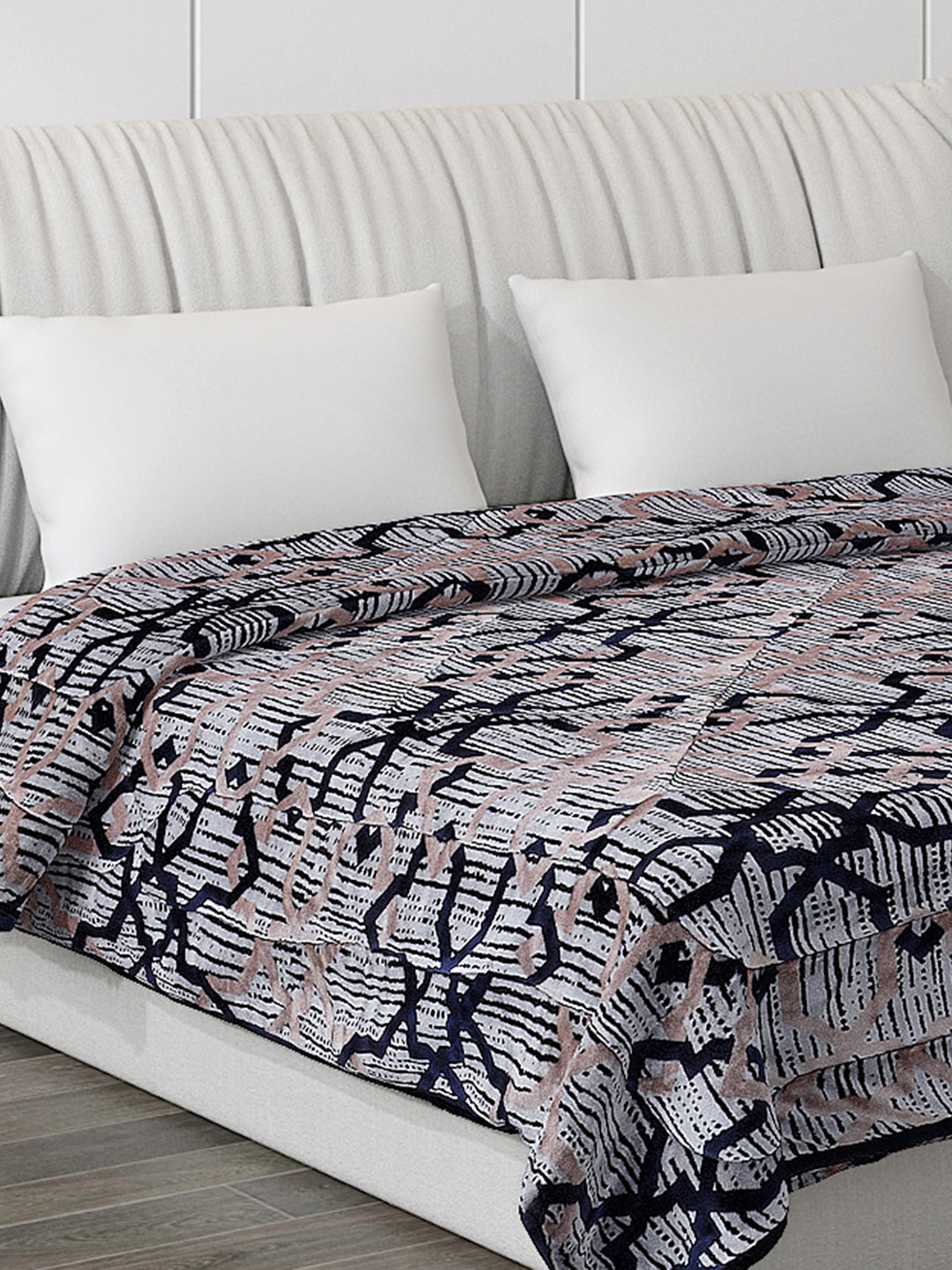 Printed 100% Polyester Double Bed Comforter for Winter