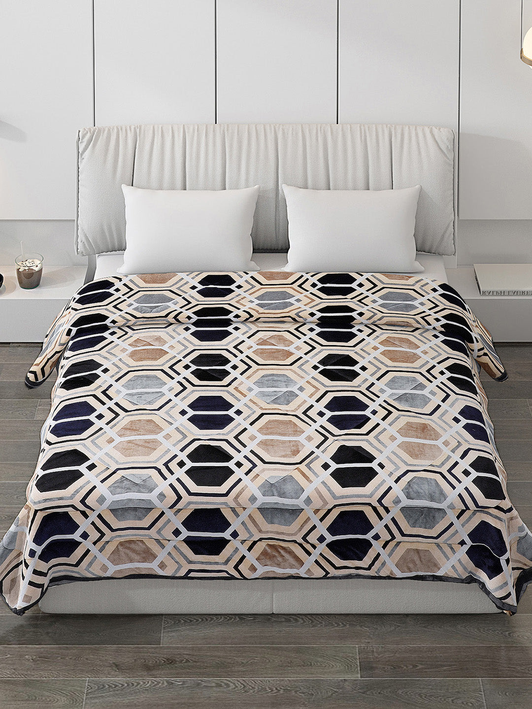 Printed 100% Polyester Double Bed Comforter for Winter