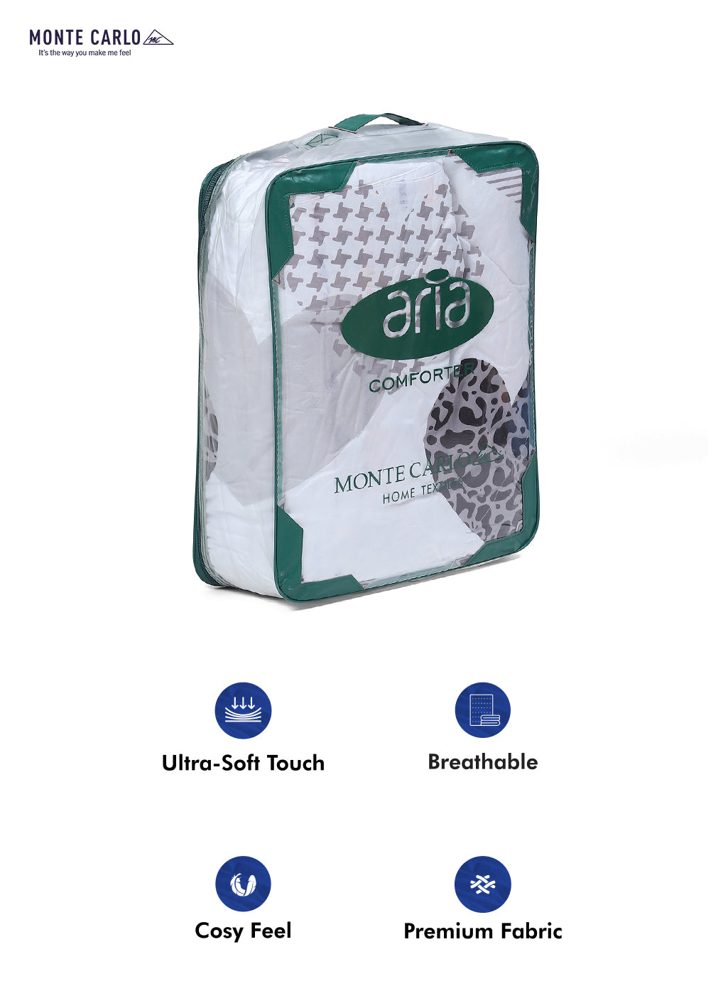 Printed 100% Polyester Single Bed Comforter for AC Room