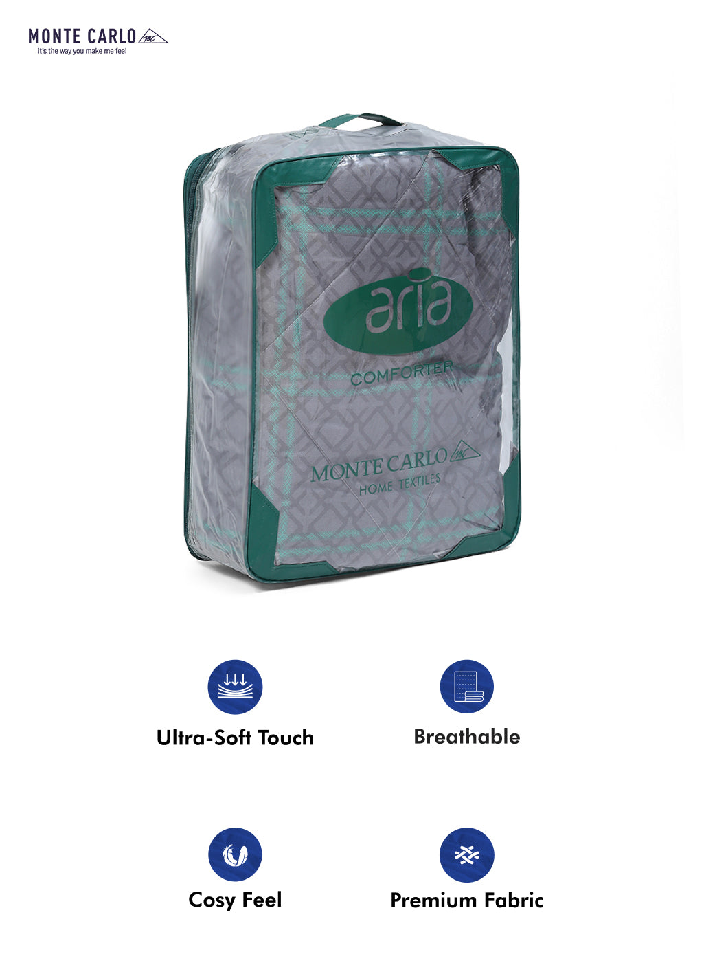 Printed 100% Polyester Single Bed Comforter for AC Room