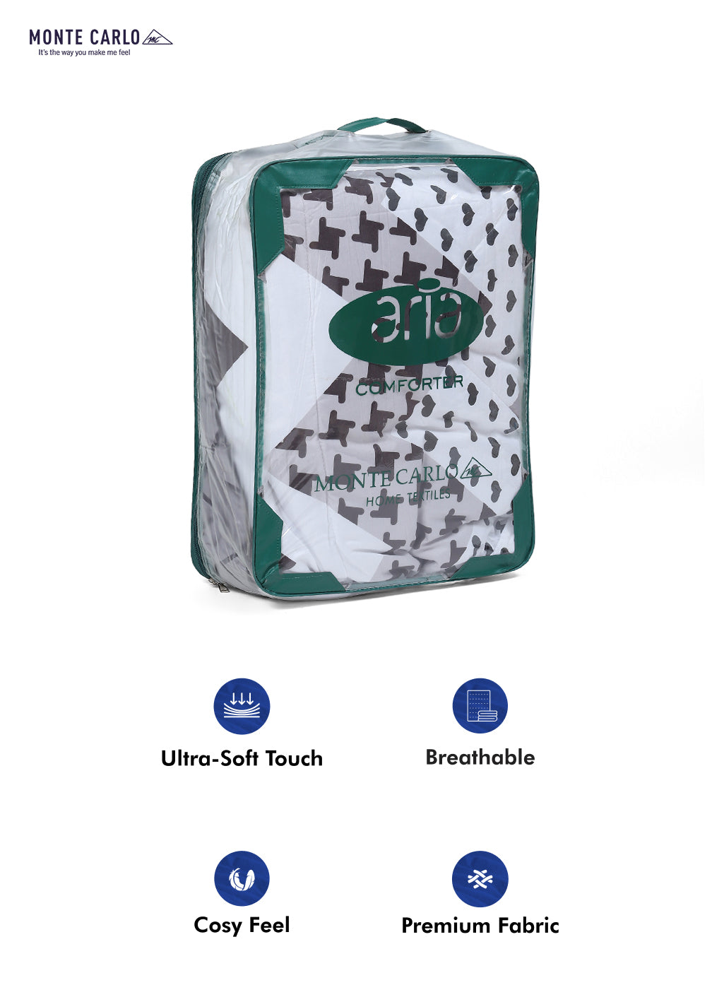 Printed 100% Polyester Single Bed Comforter for AC Room