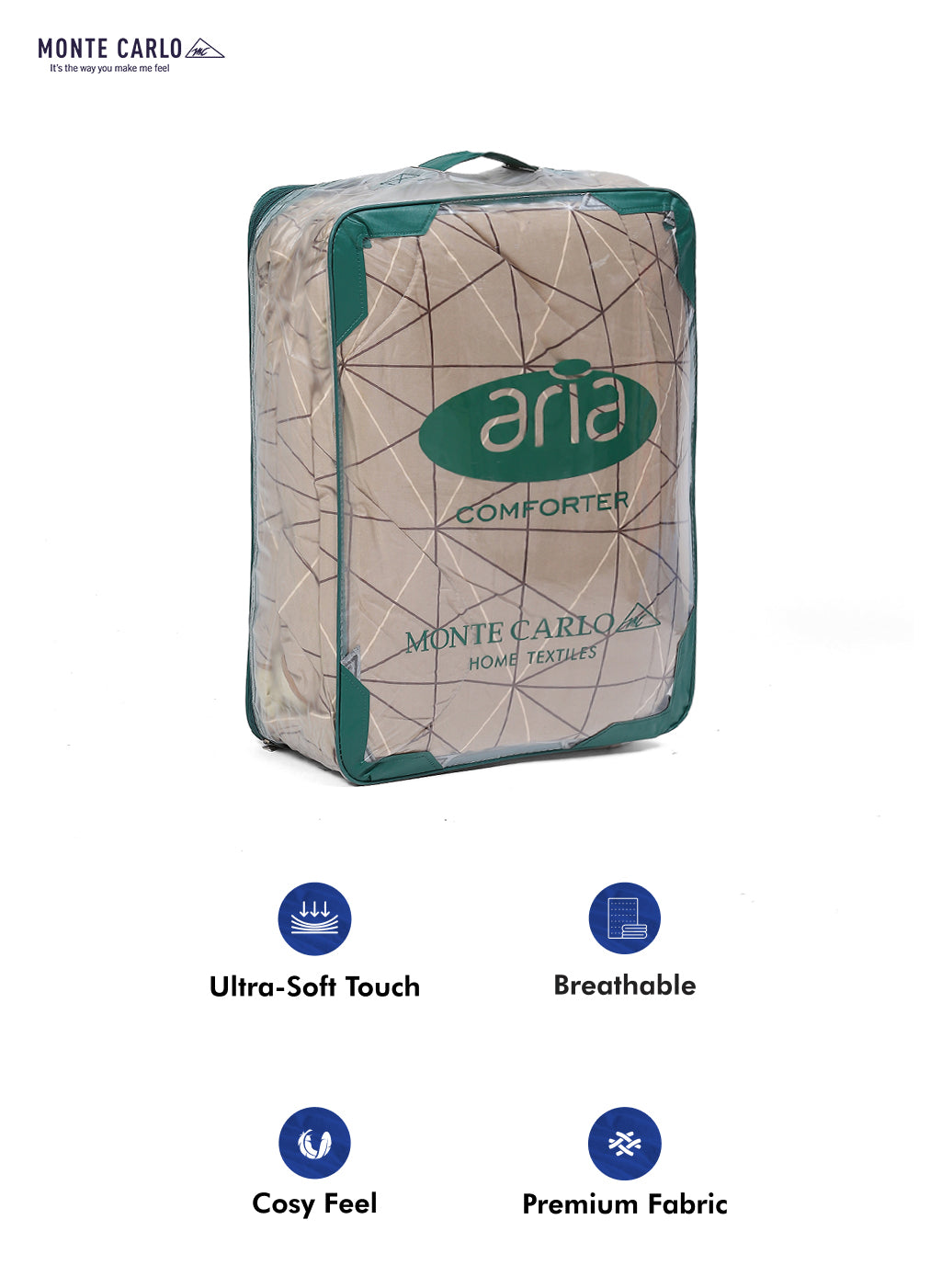 Printed 100% Polyester Single Bed Comforter for AC Room