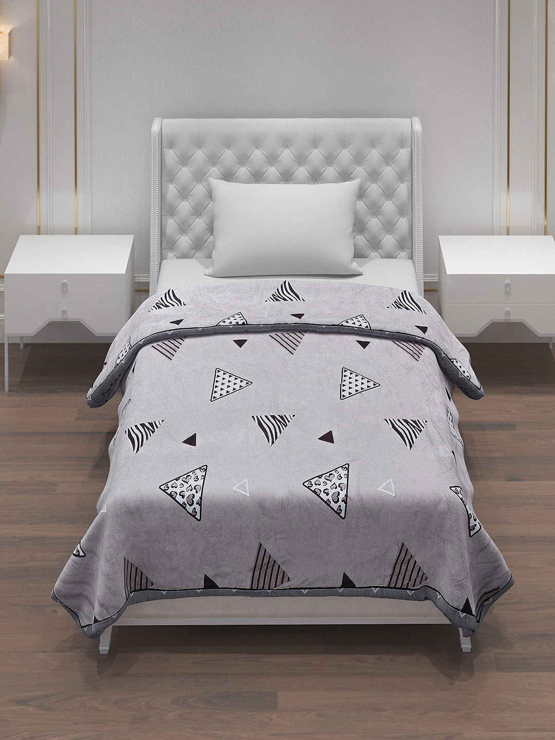 Printed 100% Polyester Single Bed Comforter for AC Room