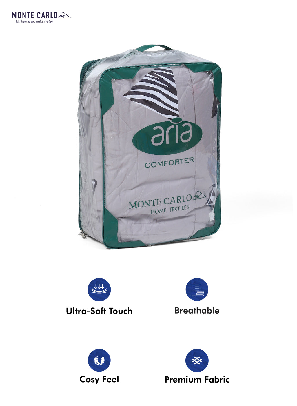 Printed 100% Polyester Single Bed Comforter for AC Room