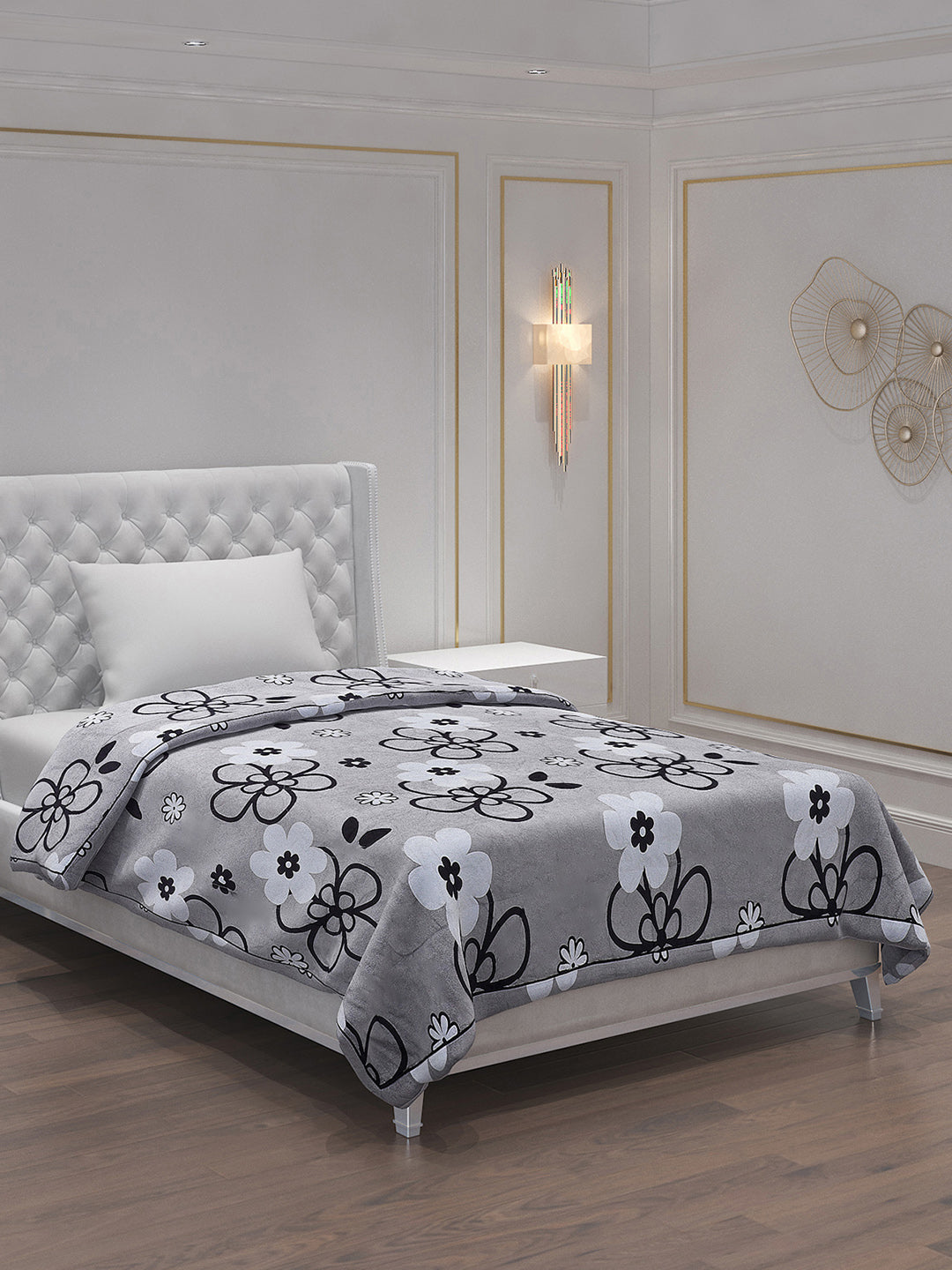 Printed 100% Polyester Single Bed Comforter for AC Room