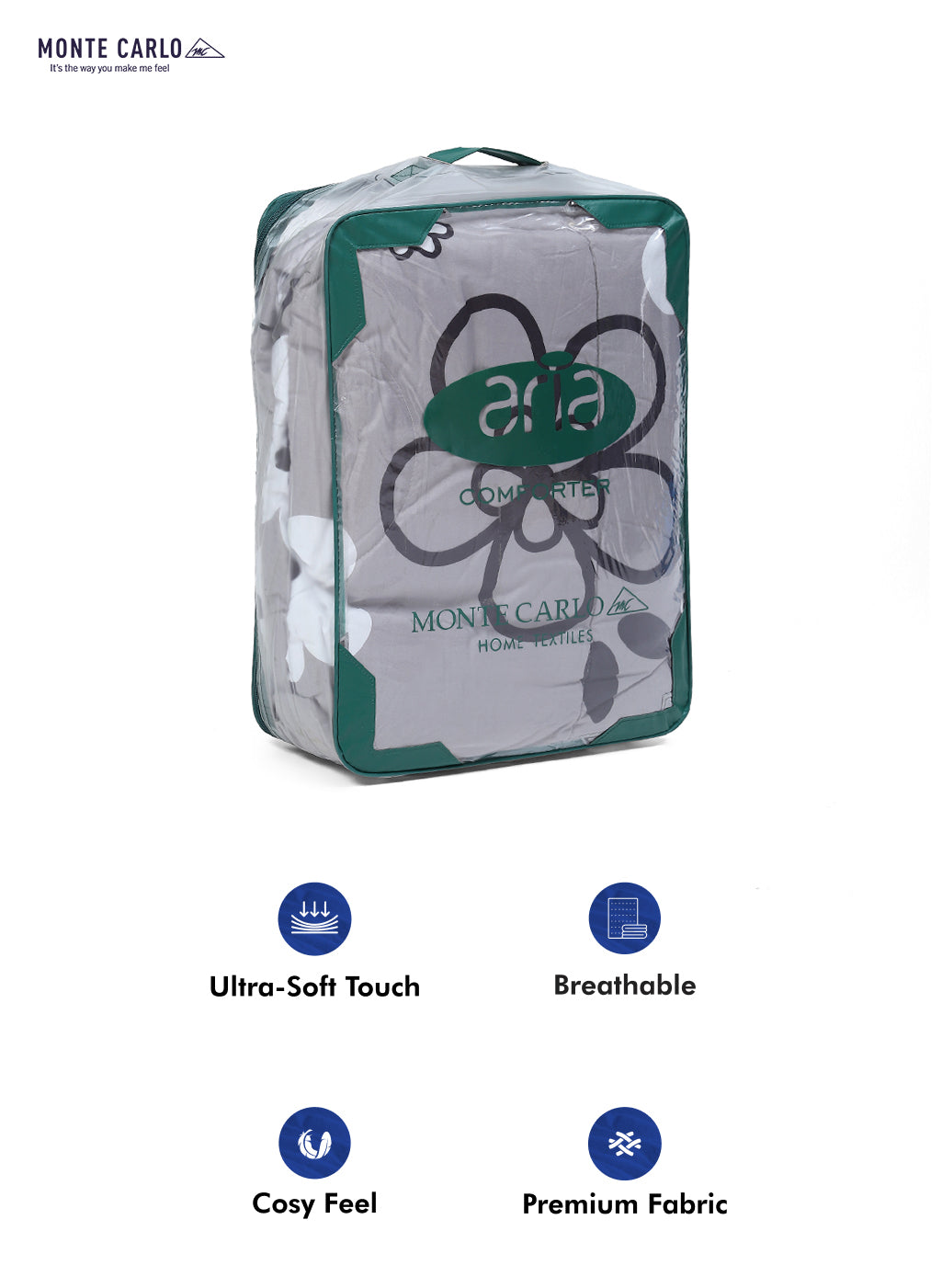 Printed 100% Polyester Single Bed Comforter for AC Room