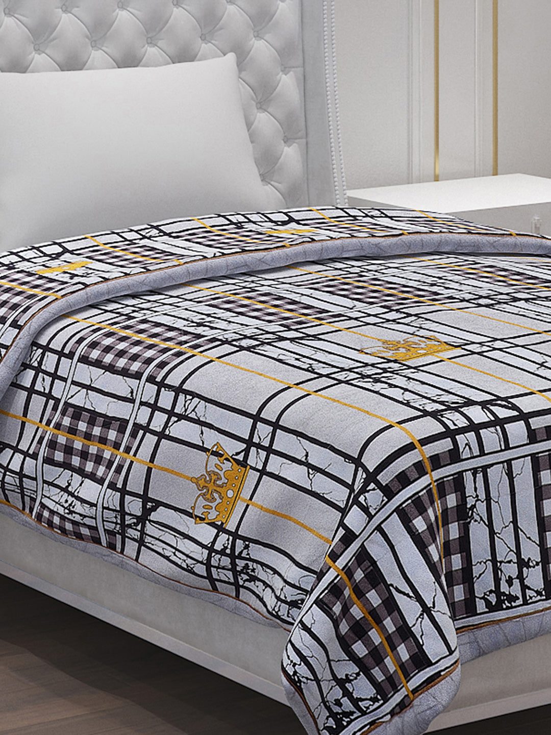 Printed 100% Polyester Single Bed Comforter for AC Room