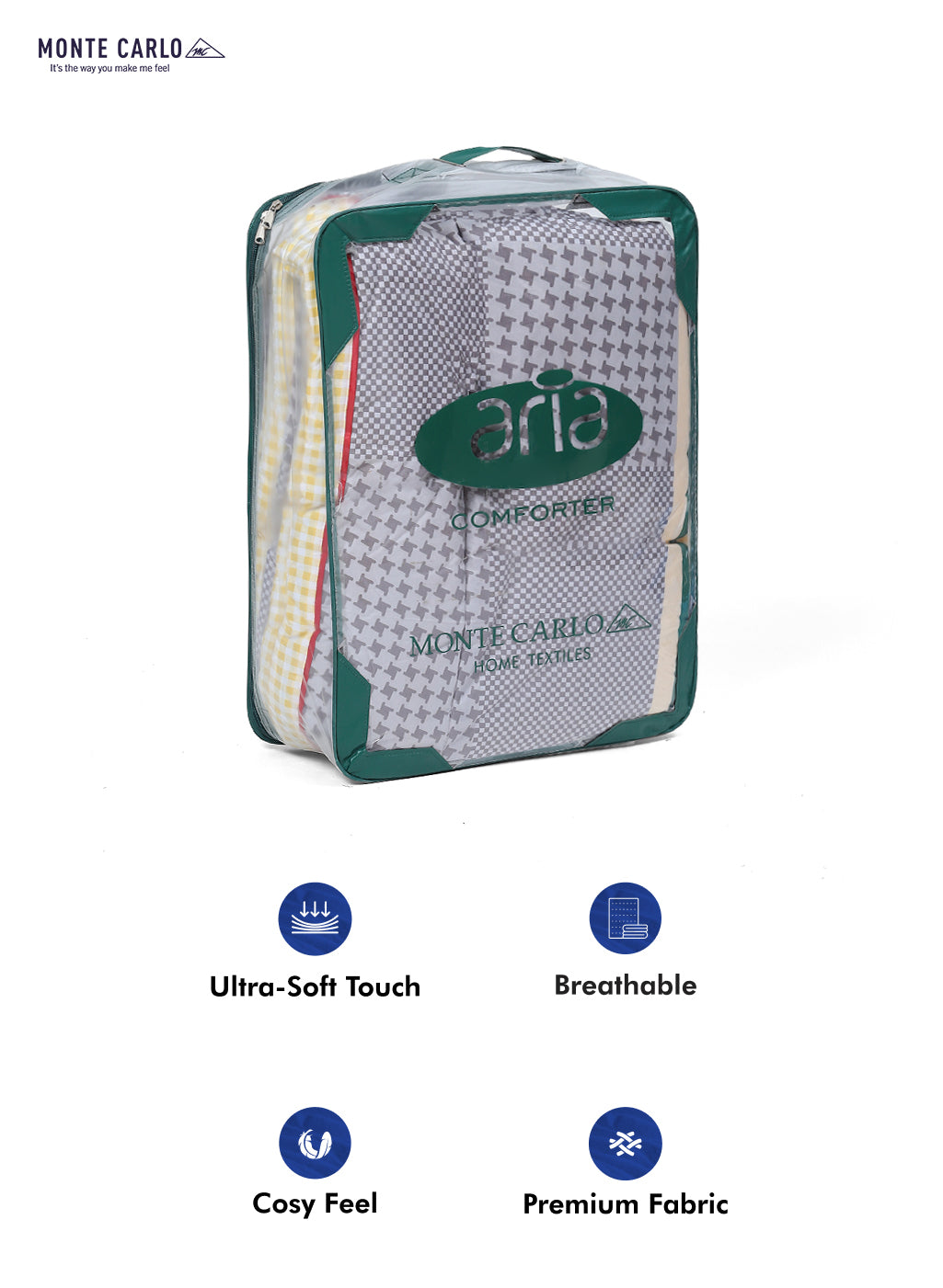 Printed 100% Polyester Single Bed Comforter for AC Room