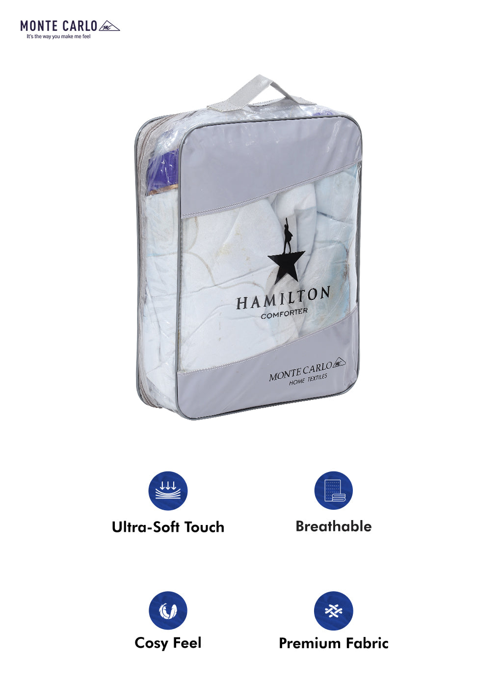 Printed 100% Polyester Single Bed Comforter for AC Room