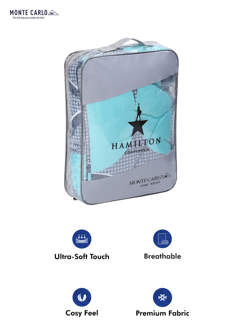 Printed 100% Polyester Single Bed Comforter for AC Room