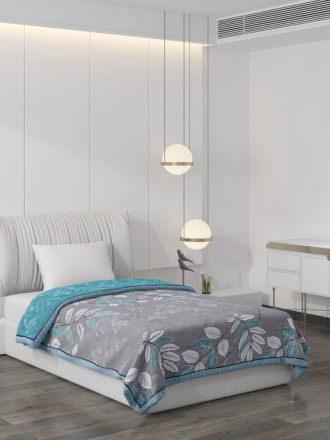 Printed Polyester Single Bed Comforter for AC Room