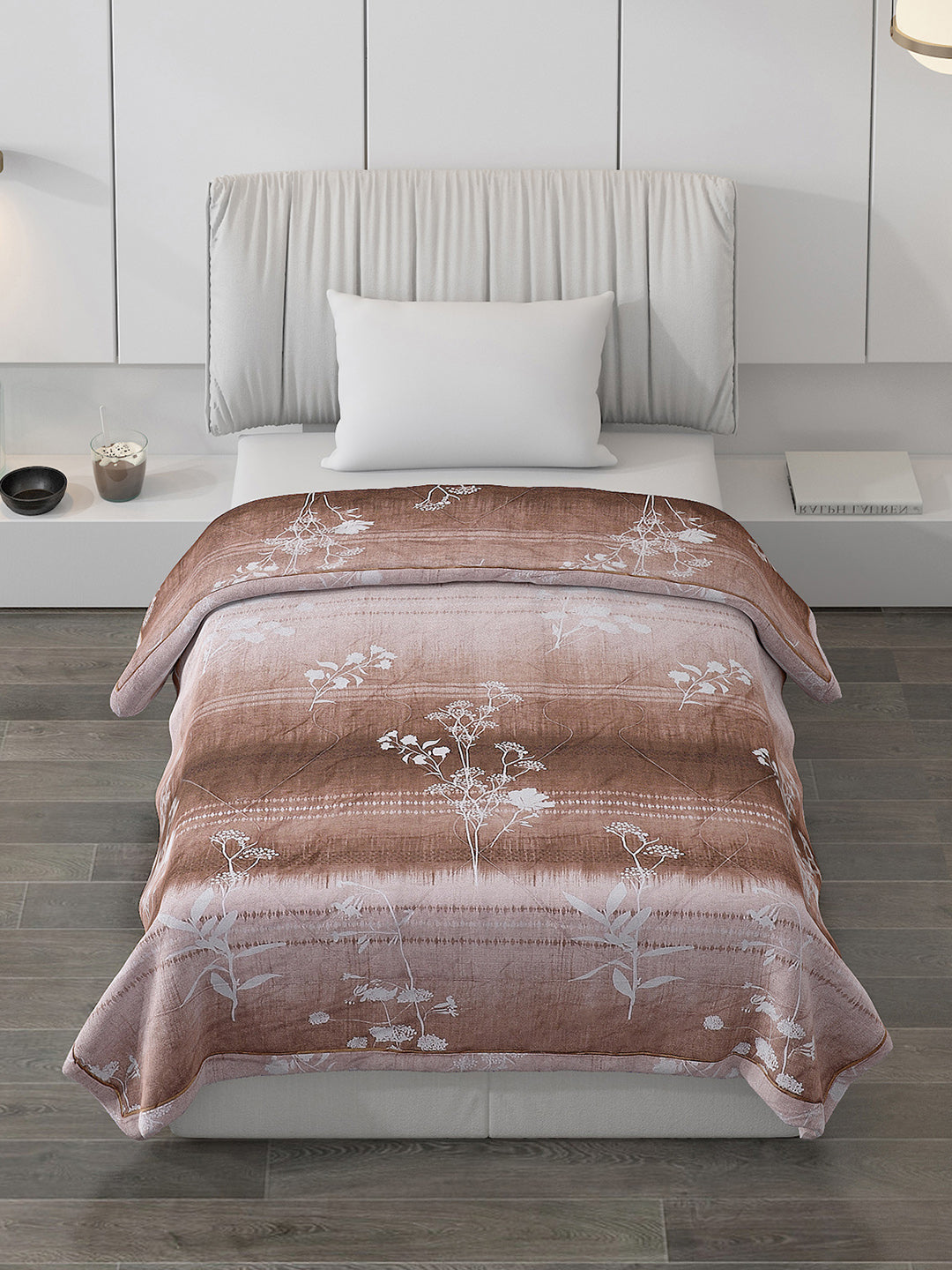 Printed 100% Polyester Single Bed Comforter for AC Room