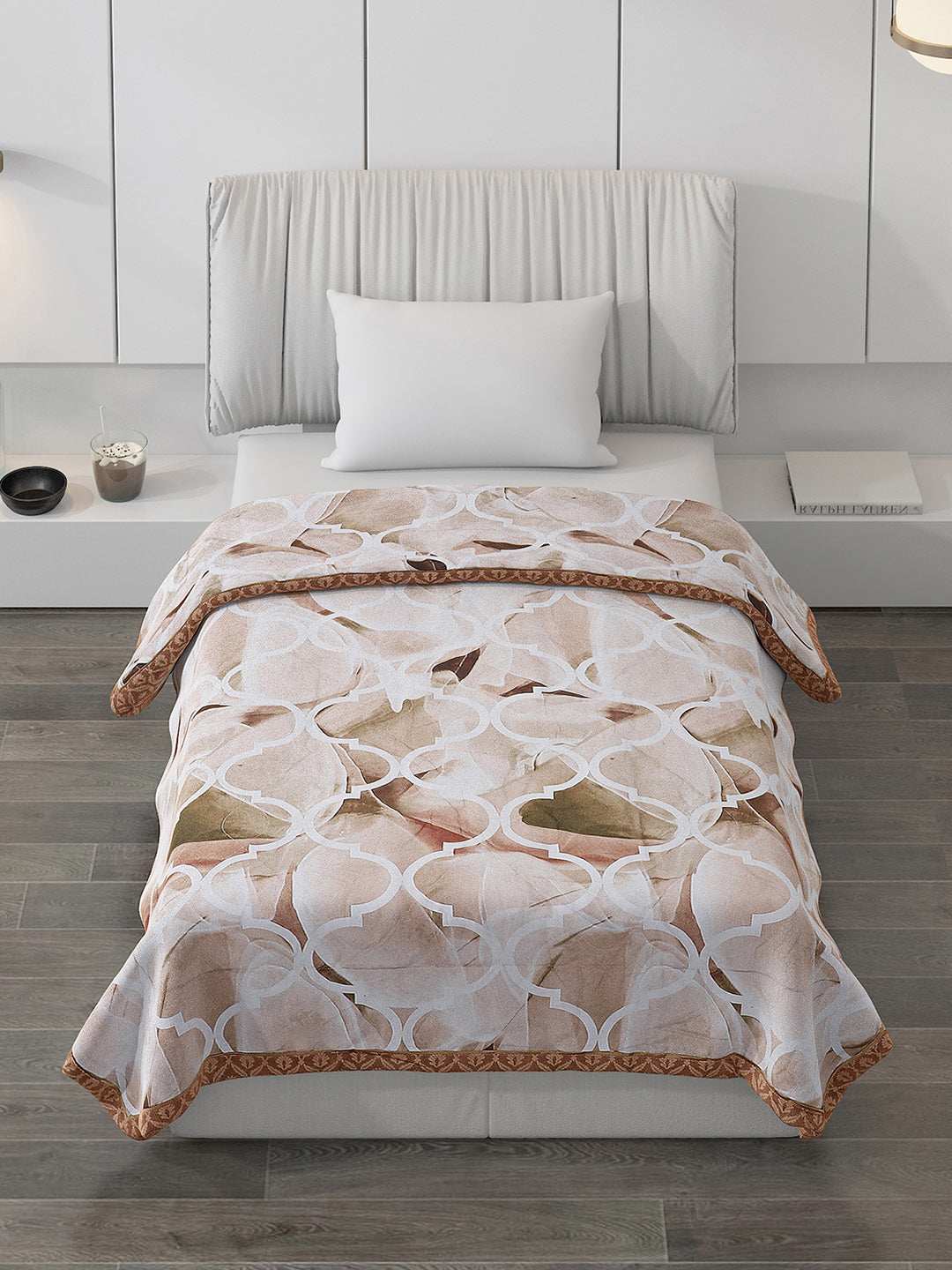 Printed 100% Polyester Single Bed Comforter for AC Room