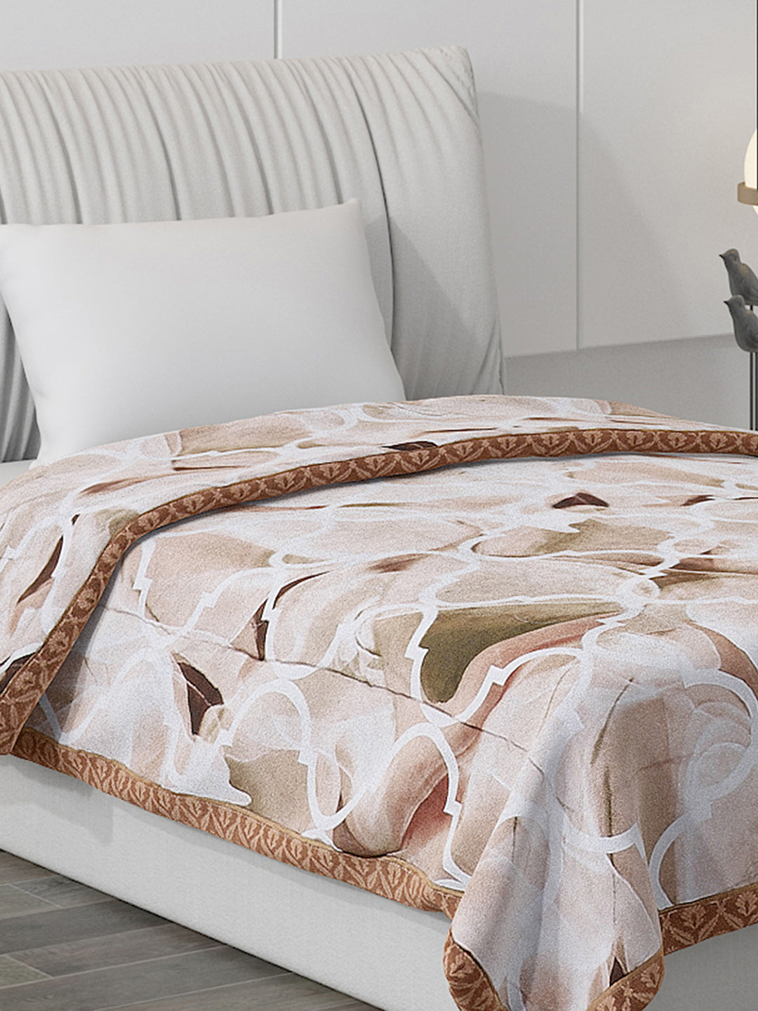 Printed 100% Polyester Single Bed Comforter for AC Room