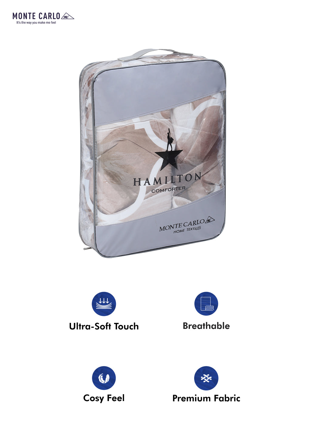 Printed 100% Polyester Single Bed Comforter for AC Room