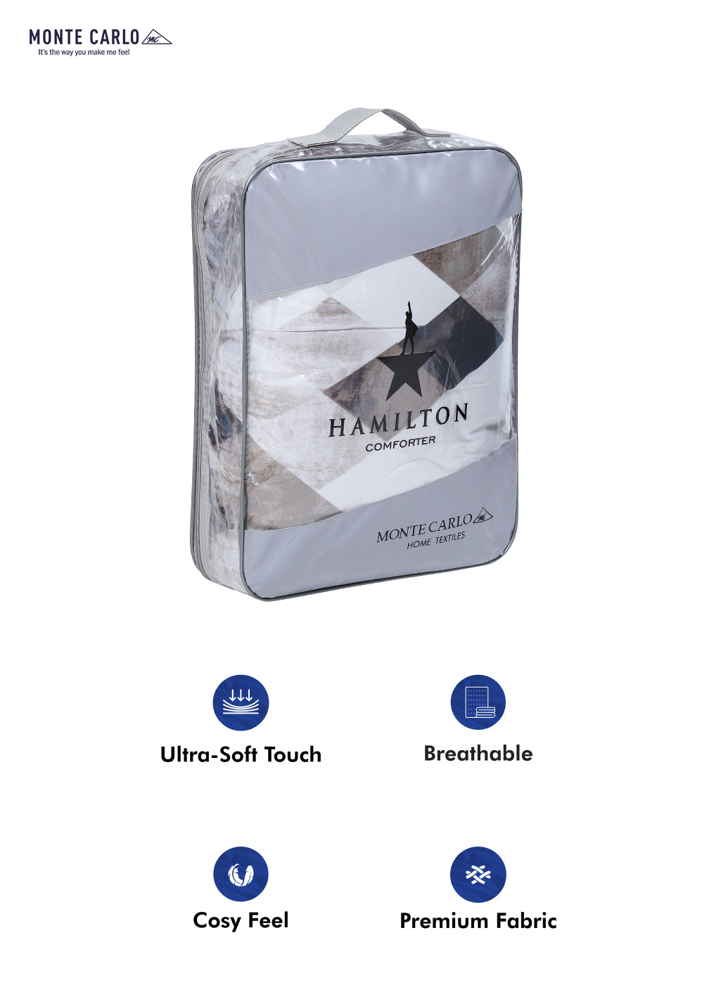 Printed 100% Polyester Single Bed Comforter for AC Room