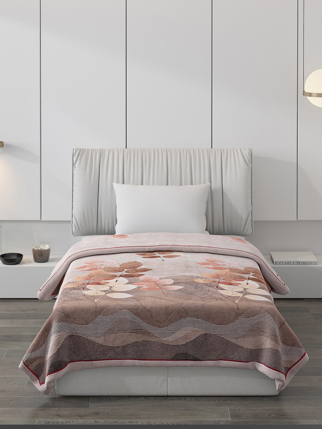 Printed 100% Polyester Single Bed Comforter for AC Room