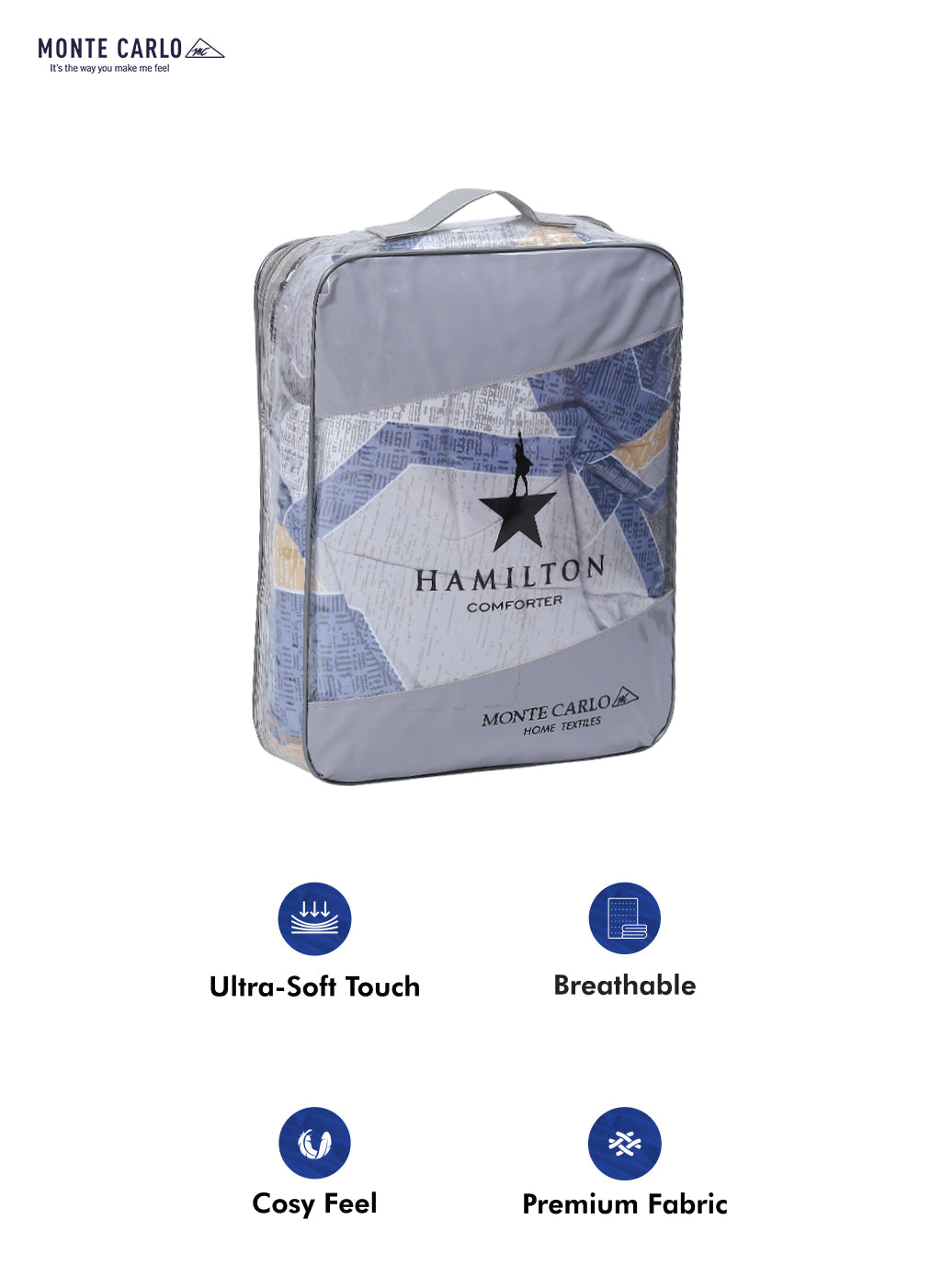 Printed 100% Polyester Single Bed Comforter for AC Room