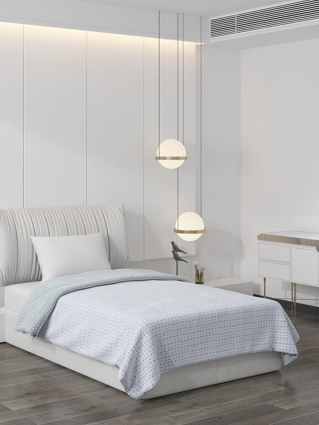 Printed Polyester Single Bed Comforter for AC Room