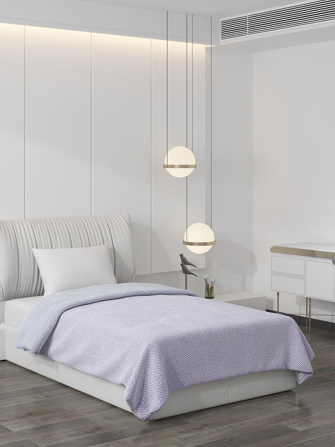 Printed Polyester Single Bed Comforter for AC Room