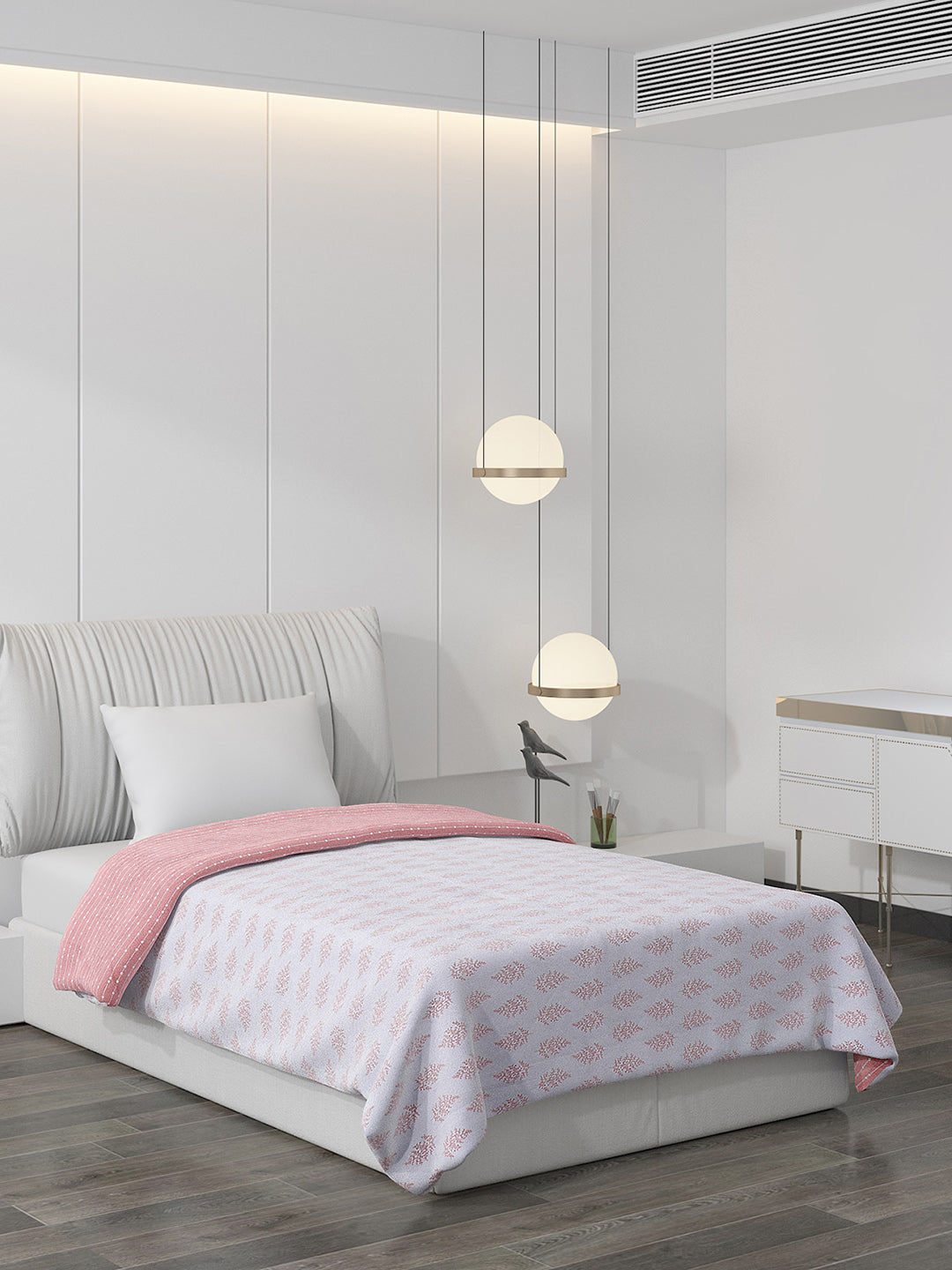 Printed Polyester Single Bed Comforter for AC Room