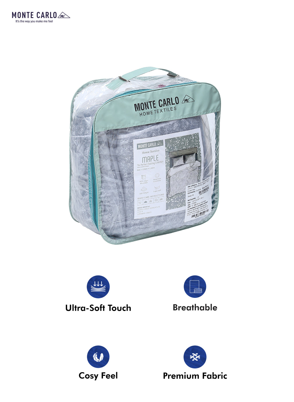 Printed 100% Polyester Single Bed Comforter for AC Room